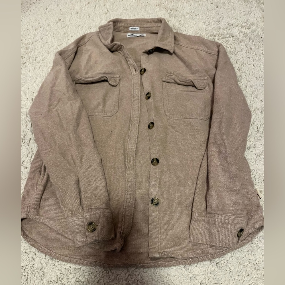 Tan button up cardigan!